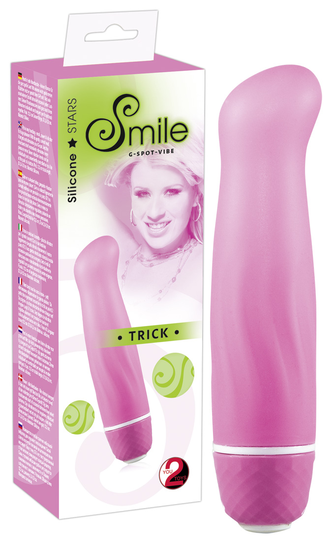 SMILE Trick - mini G-pont vibrátor (rózsaszín) G-pont izgató kép