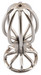 ANOS Metal - kalitkás acél anál dildó (ezüst) kép