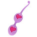 FEELZTOYS Desi - szíves gésagolyó duó (lila-pink) kép