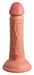 King Cock Elite 6 - tapadótalpas, élethű dildó (15 cm) - natúr kép