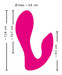 SMILE Panty - akkus, rádiós 2in1 vibrátor (pink) kép