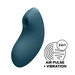 Satisfyer Vulva Lover 2 - akkus csiklóvibrátor (kék) kép
