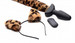 TAILZ - mozgó párducfarok, akkus, rádiós anál vibrátor (fekete-barna) kép