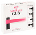 You2Toys Gun - masszírozó vibrátor szett (pink-fekete) kép