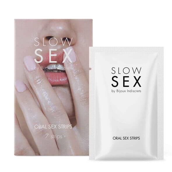Bijoux Indiscrets Slow Sex - Hűsítő orál ízesítő lapok (mentol) kép