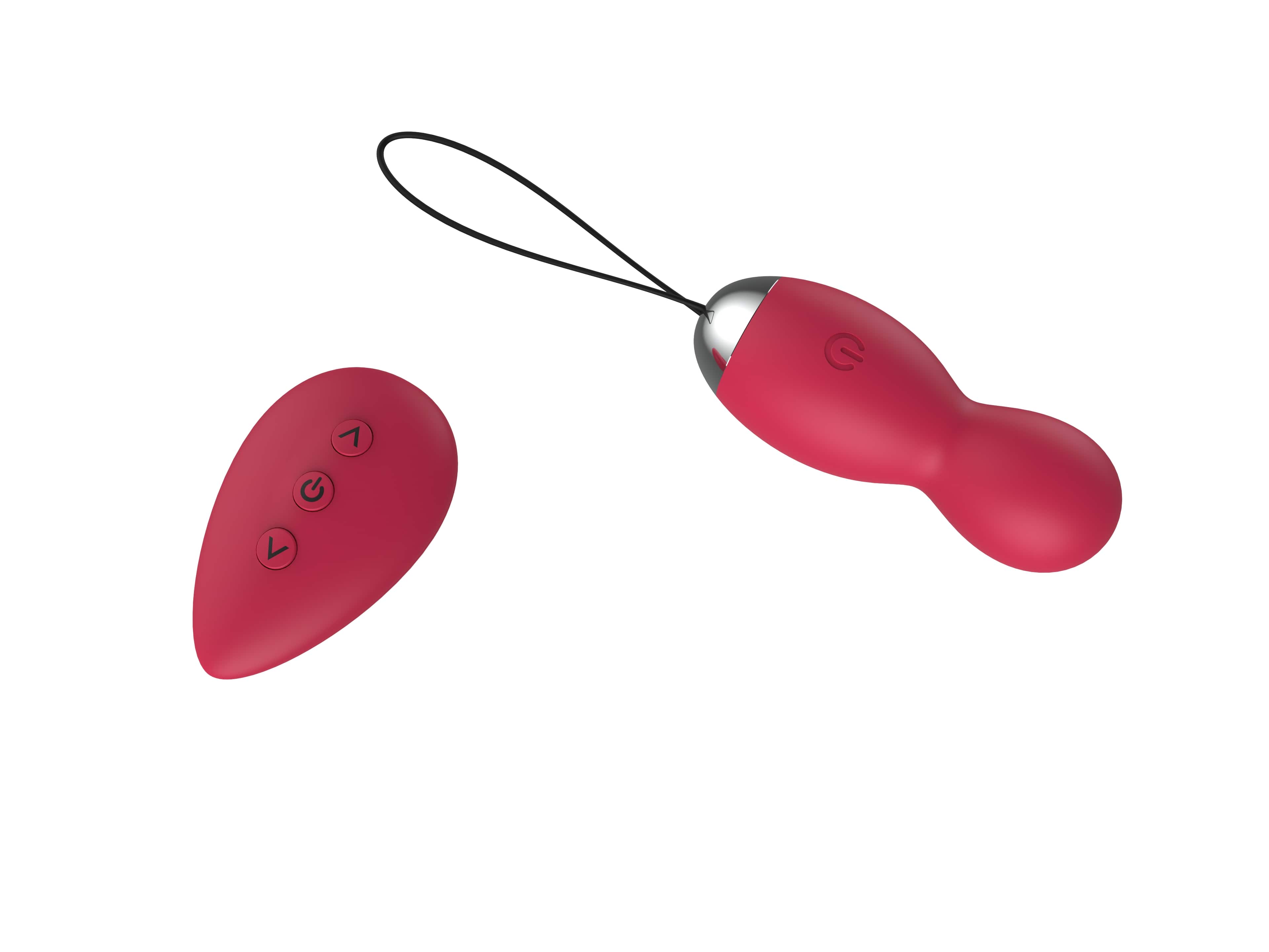 Cotoxo Krila - akkus, rádiós vibrációs tojás (piros) kép