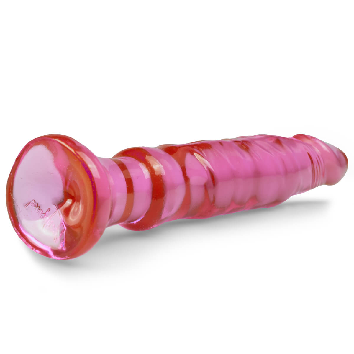 Crystal Jellies - talpas, kezdő anál dildó (pink) Anál dildó, anál tágító, vibrátor kép