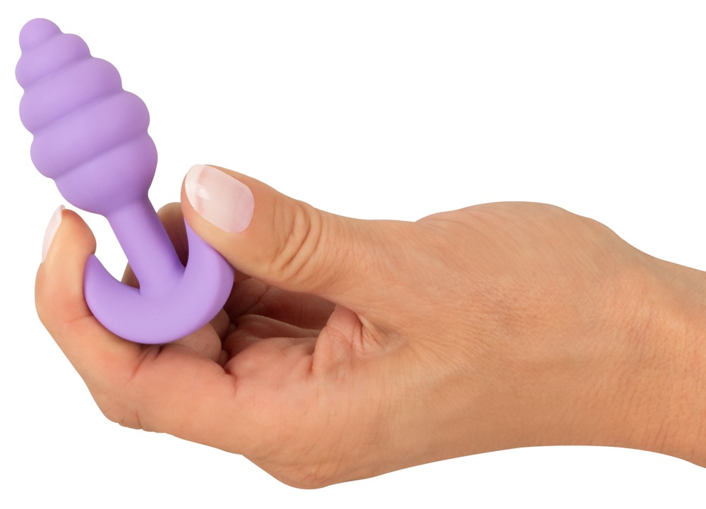 Cuties Mini Butt Plug - szilikon anál dildó - lila (2,8 cm) Anál dildó, anál tágító, vibrátor kép