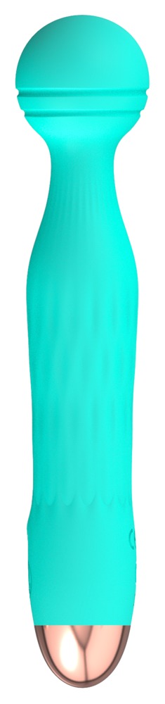 Cuties Mini Wand - akkus, vízálló, masszírozó vibrátor (zöld) Nagy és normál vibrátor kép