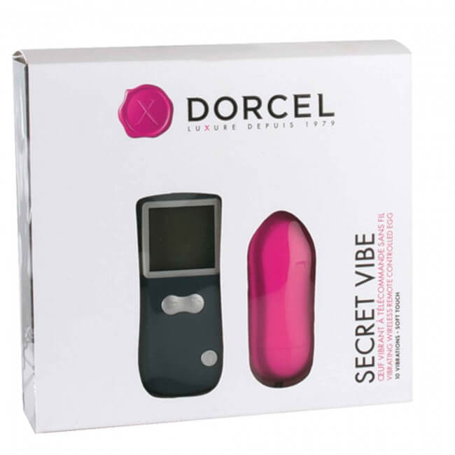 DORCEL Secret Vibe - akkus, rádiós vibrációs tojás (pink) Gésa golyó, hüvely izgató kép