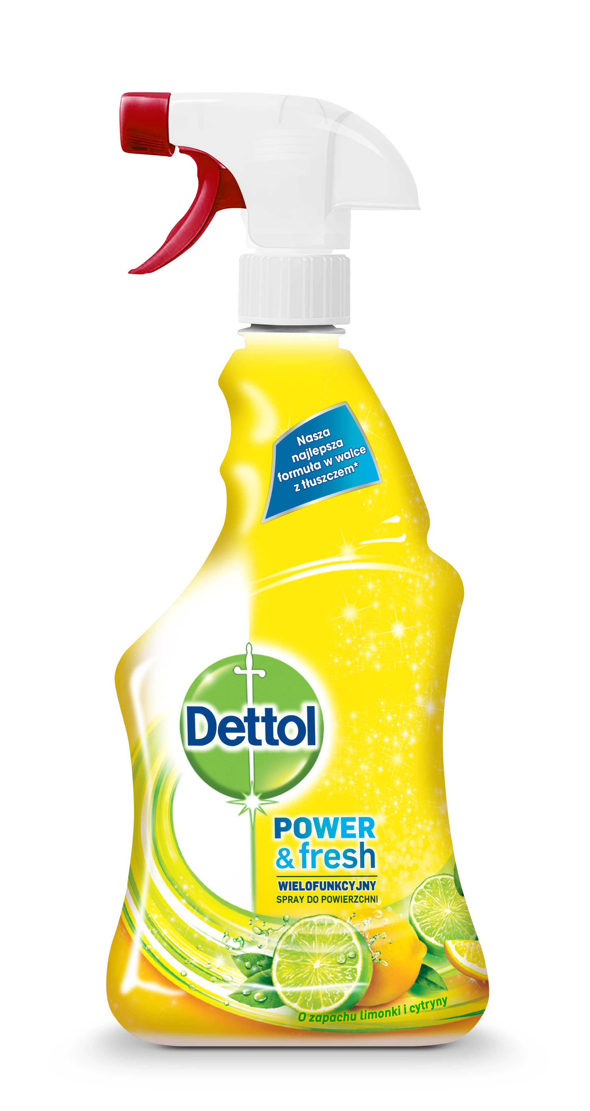Dettol Power&Fresh - univerzális felülettisztító spray - citrom-lime (500 ml) kép