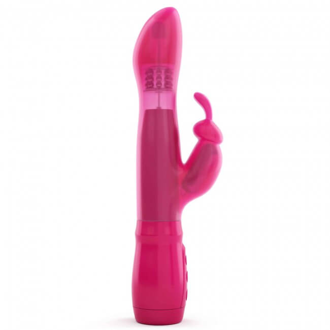 Dorcel Furious Rabbit - csiklókaros vibrátor (pink) Hüvely és csikló izgató vibrátor kép