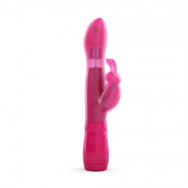 Dorcel Furious Rabbit - csiklókaros vibrátor (pink) Hüvely és csikló izgató vibrátor kép