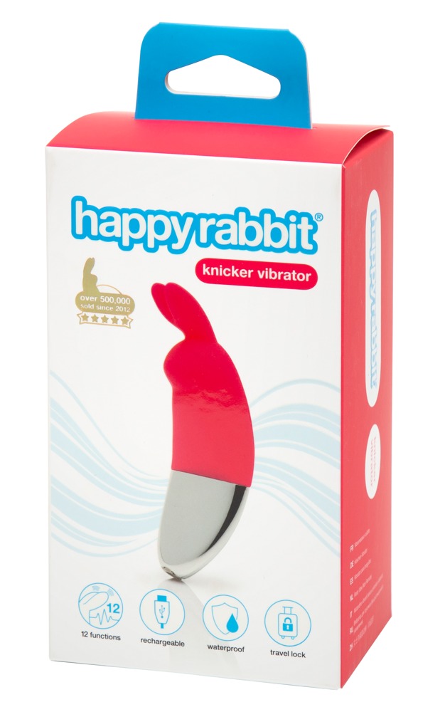 Happyrabbit Knicker - akkus csiklóvibrátor (piros) kép
