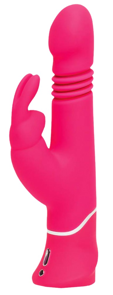 Happyrabbit Thrusting - akkus, csiklókaros lökő vibrátor (pink) kép