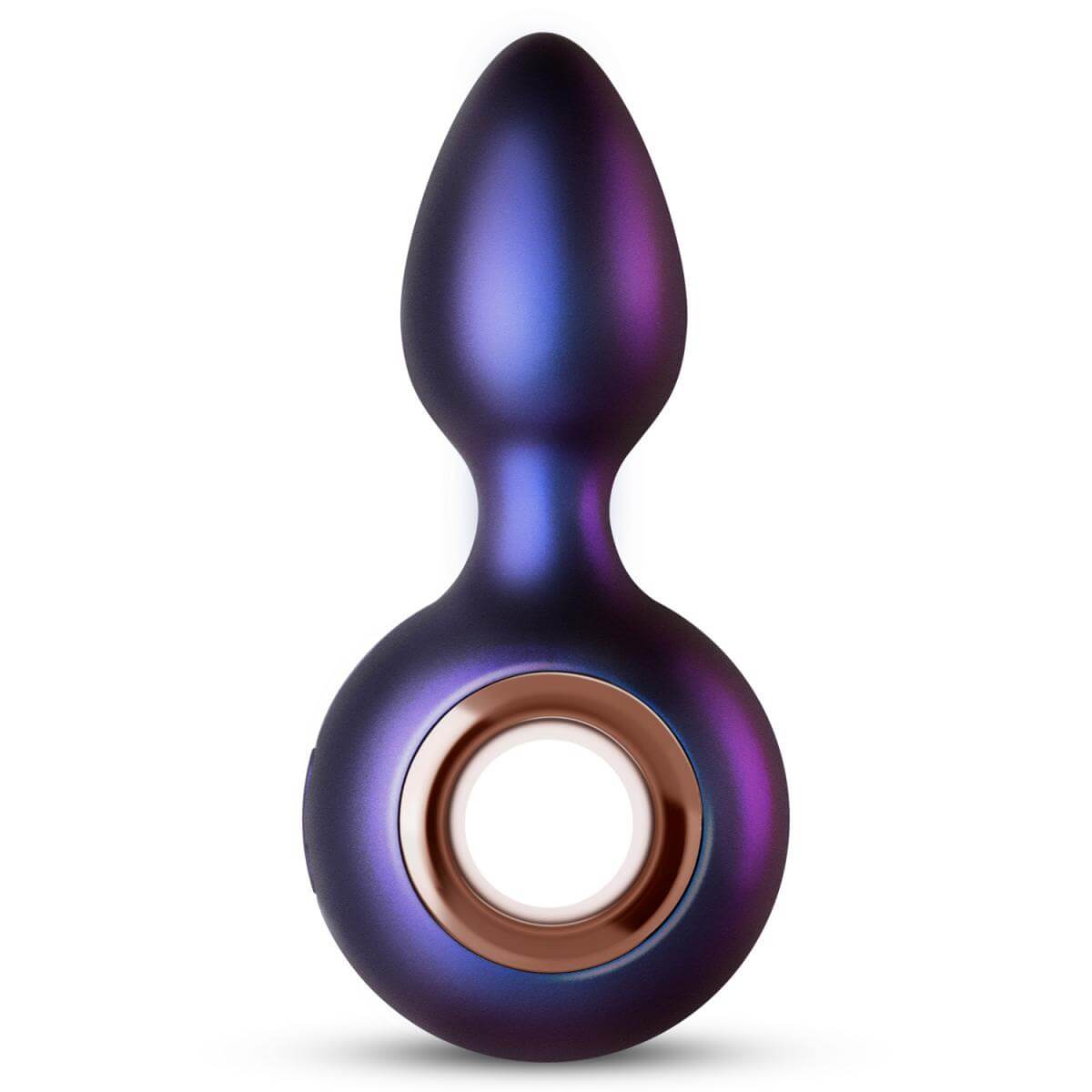 Hueman Deep Space - akkus, anál vibrátor fogógyűrűvel (lila) kép