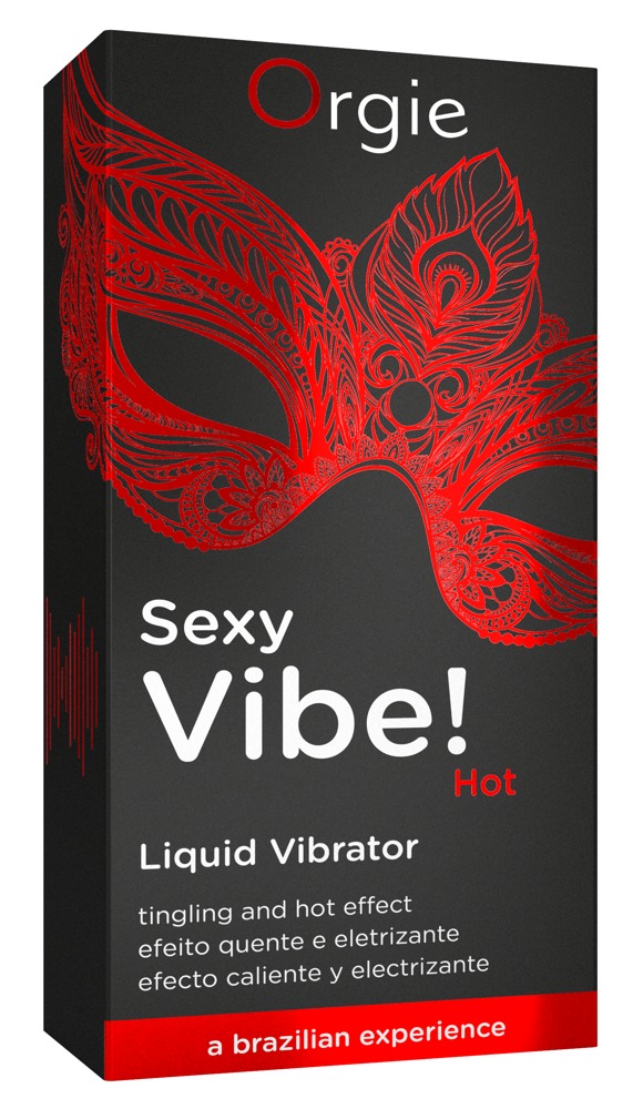 Orgie Sexy Vibe HOT - epres, melegítő folyékony vibrátor nőknek és férfiaknak (15 ml) kép