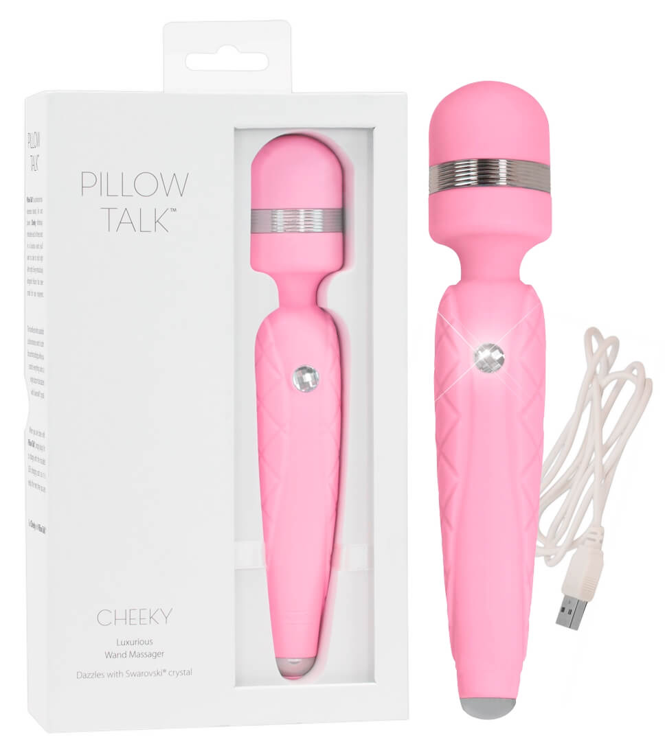Pillow Talk Cheeky Wand - akkus masszírozó vibrátor (pink) kép