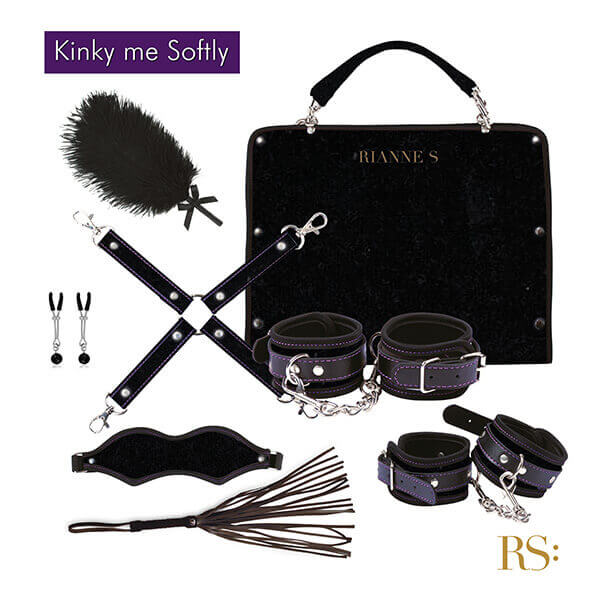 RS Soiree Kinky Me Softly - BDSM kötözőszett (fekete) kép