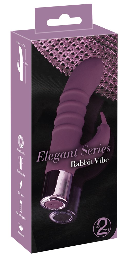 Rabbit Vibe - akkus csiklókaros G-pont vibrátor (lila) kép