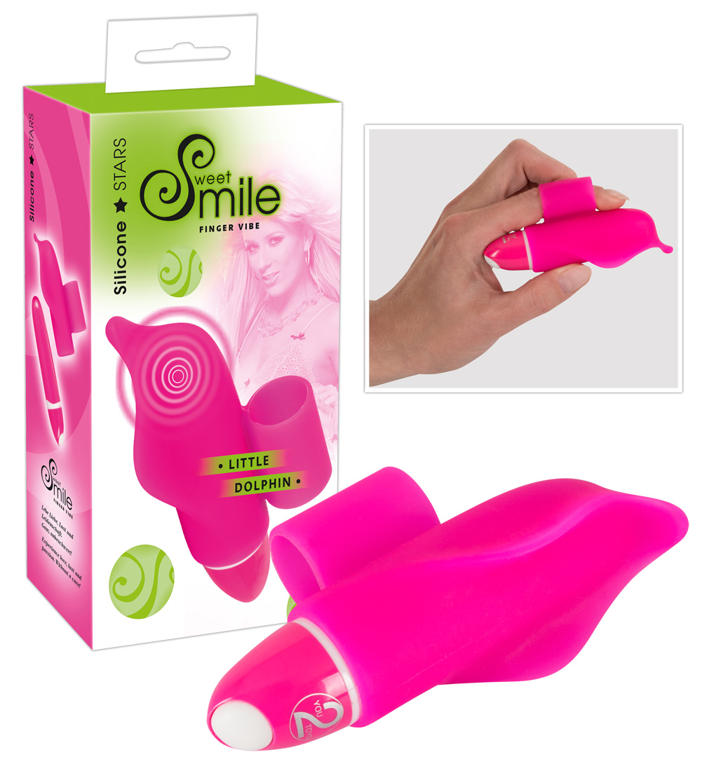 SMILE Little Dolphin - ujj vibrátor (pink) kép