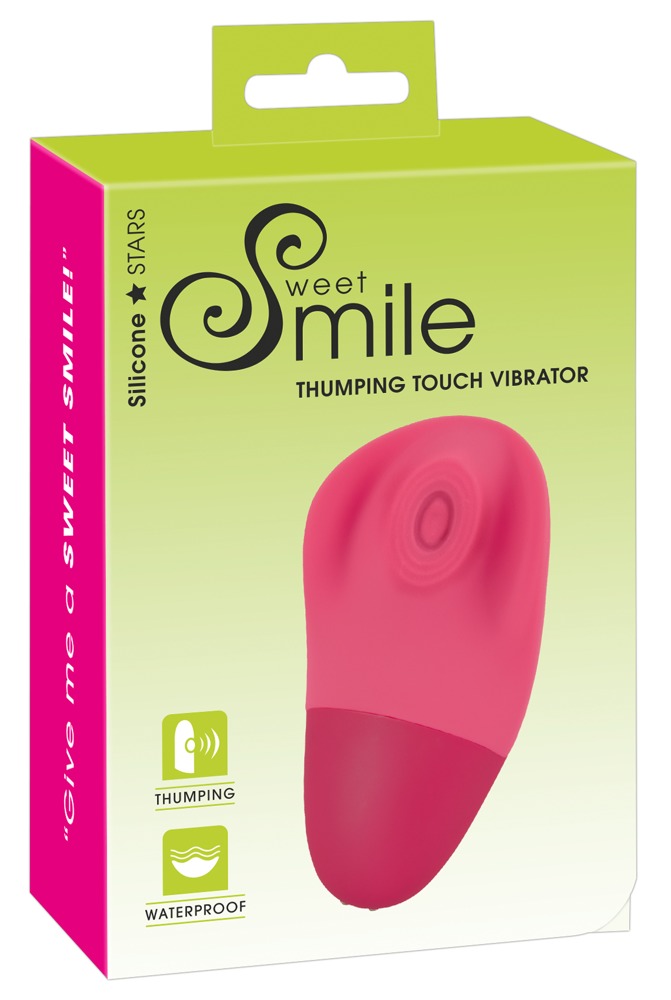 SMILE Thumping Touch - akkus, pulzáló csiklóvibrátor (pink) kép