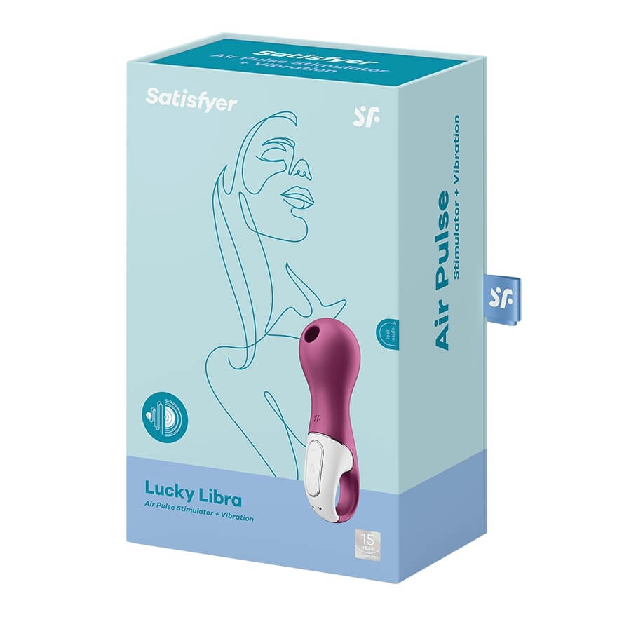 Satisfyer Lucky Libra - akkus, vízálló csiklóizgató vibrátor (lila) Csikló izgató vibrátor kép