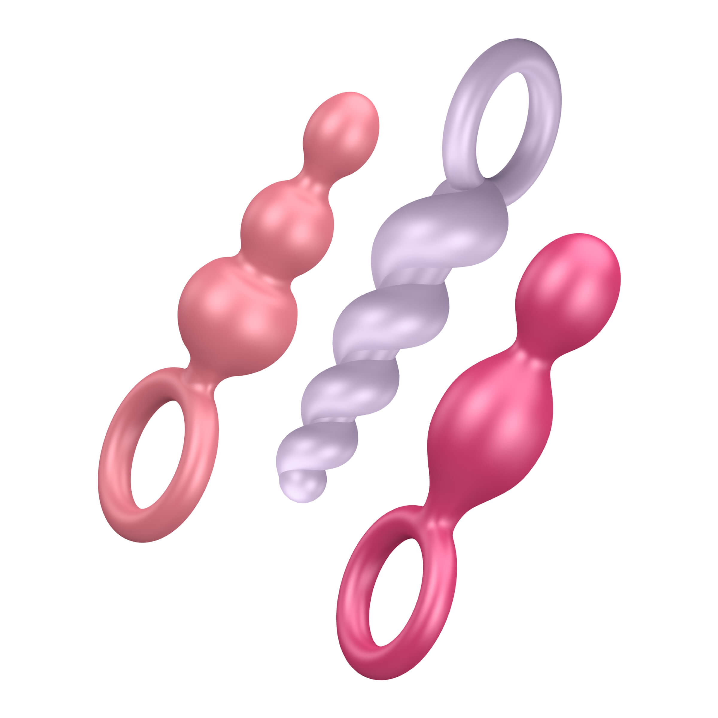 Satisfyer Plugs - anál dildó szett - színes (3 részes) kép