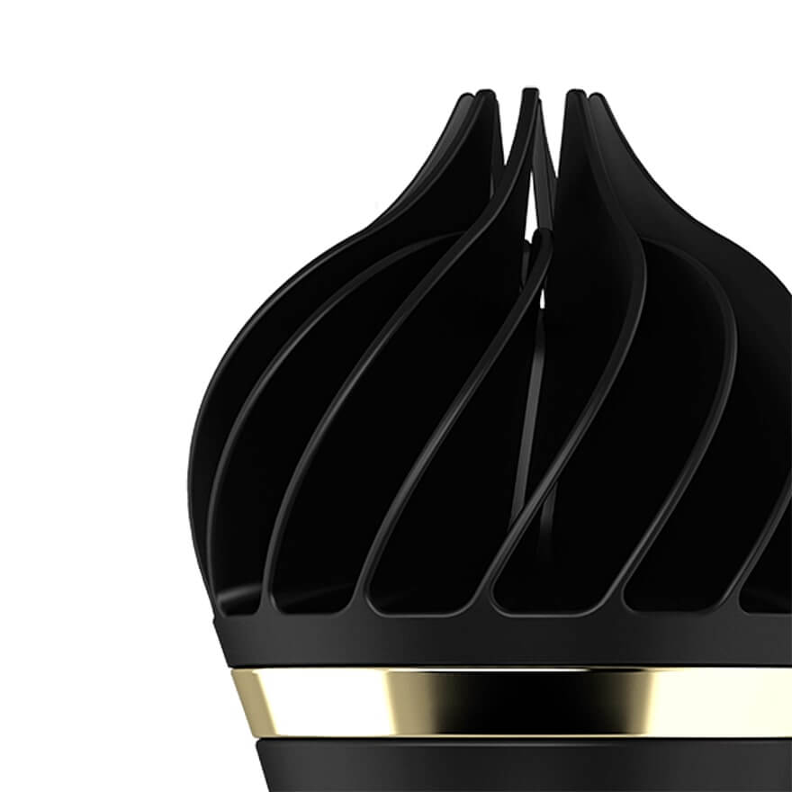 Satisfyer Sweet Treat - akkus, forgó csiklóvibrátor (fekete) Csikló izgató vibrátor kép
