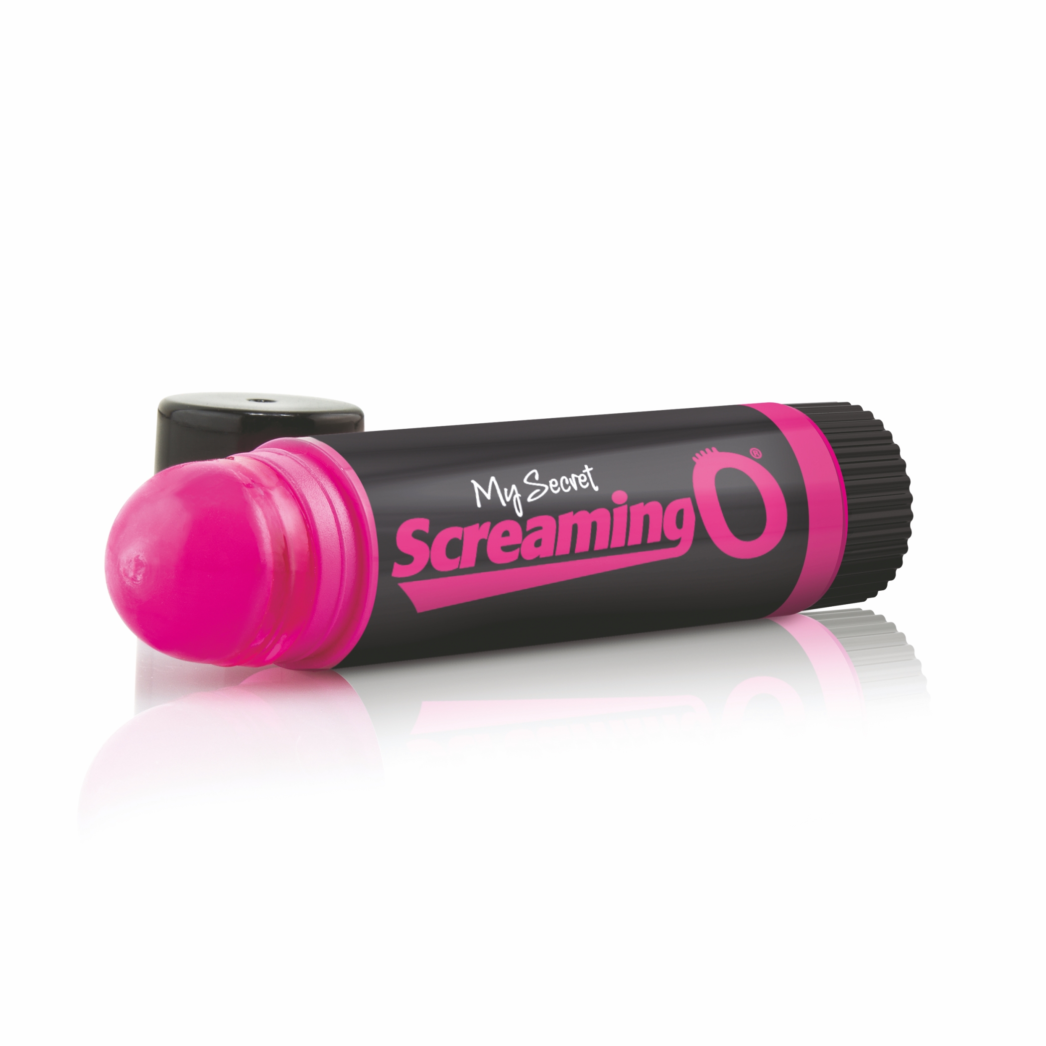 Screaming Lip Balm - rúzs vibátor (fekete-pink) Kicsi vibrátor kép