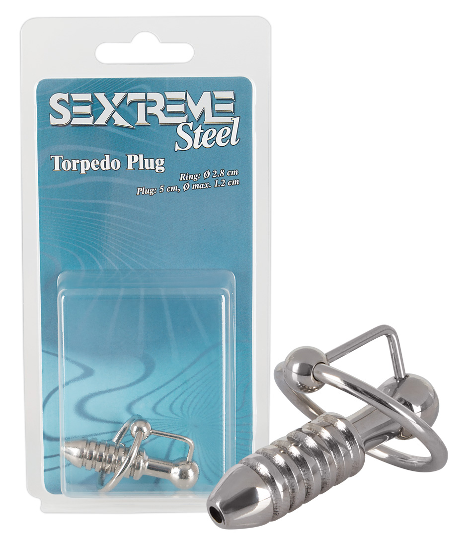 Sextreme Torpedo - acél makkgyűrű húgycsőkúppal (2,8 cm) kép