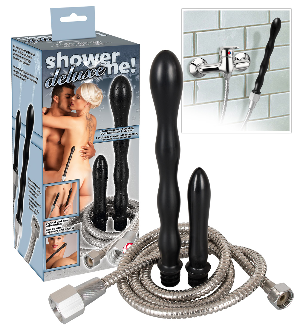 Shower Me Deluxe - intimmosó szett tömlővel kép