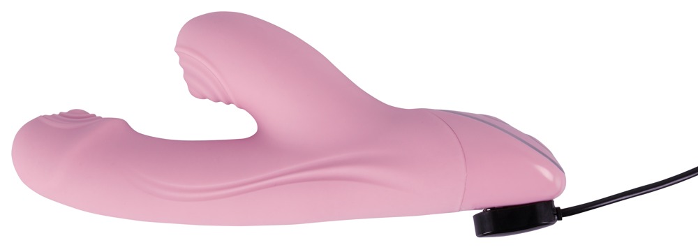 Smile Thumping G-Spot Massager - pulzáló, masszírozó vibrátor (pink) Hüvely és csikló izgató vibrátor kép