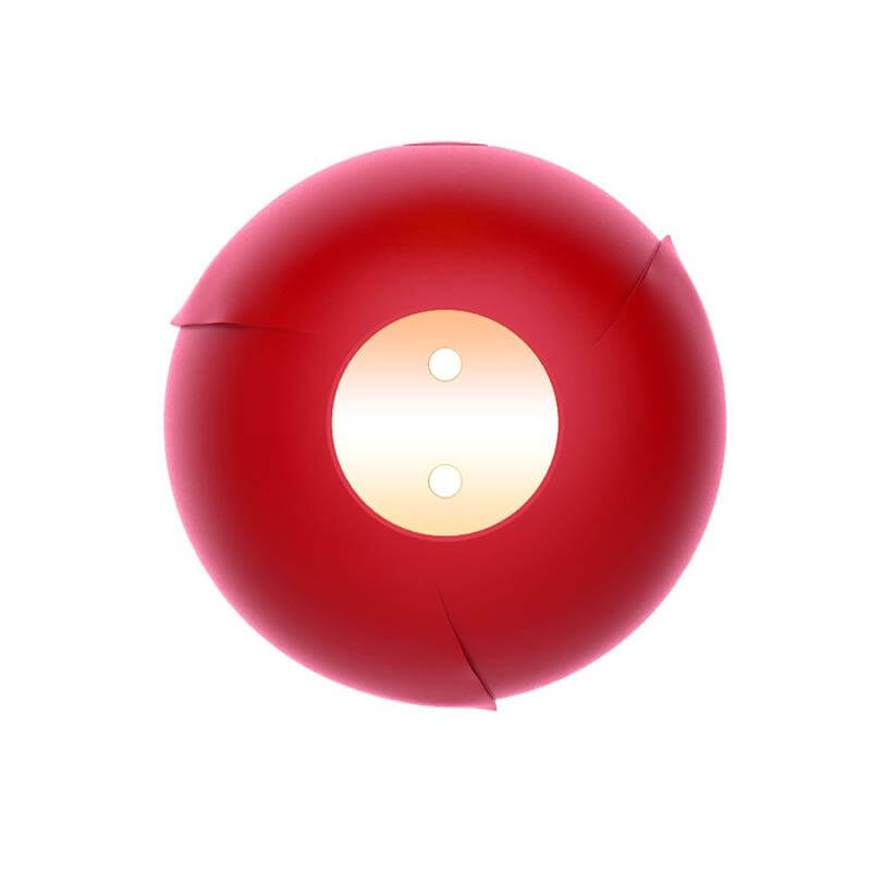 ÜNIHÖRN Redrose - akkus, léghullámos rózsa csikló vibrátor (piros) Csikló izgató vibrátor kép