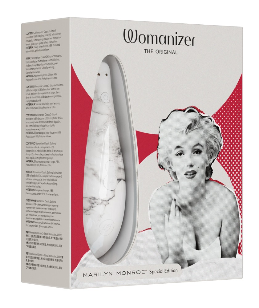 Womanizer Marilyn Monroe Special - akkus csiklóizgató (fehér) kép