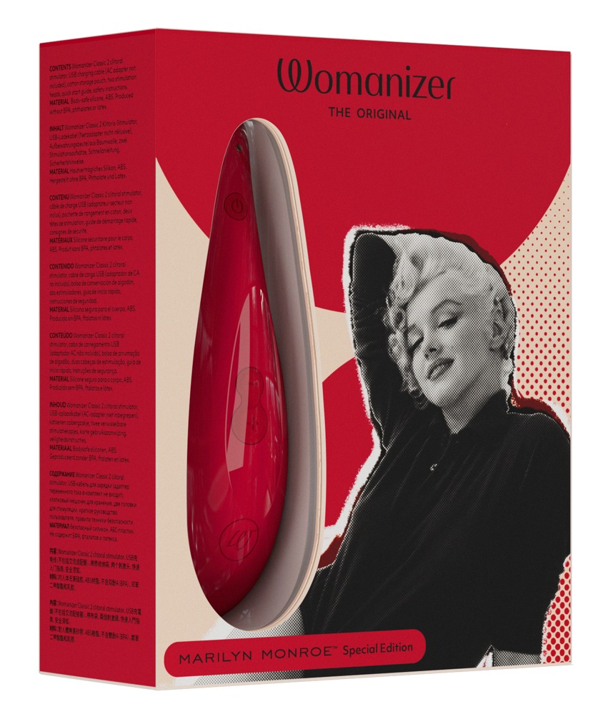 Womanizer Marilyn Monroe Special - akkus csiklóizgató (piros) Csikló izgató vibrátor kép