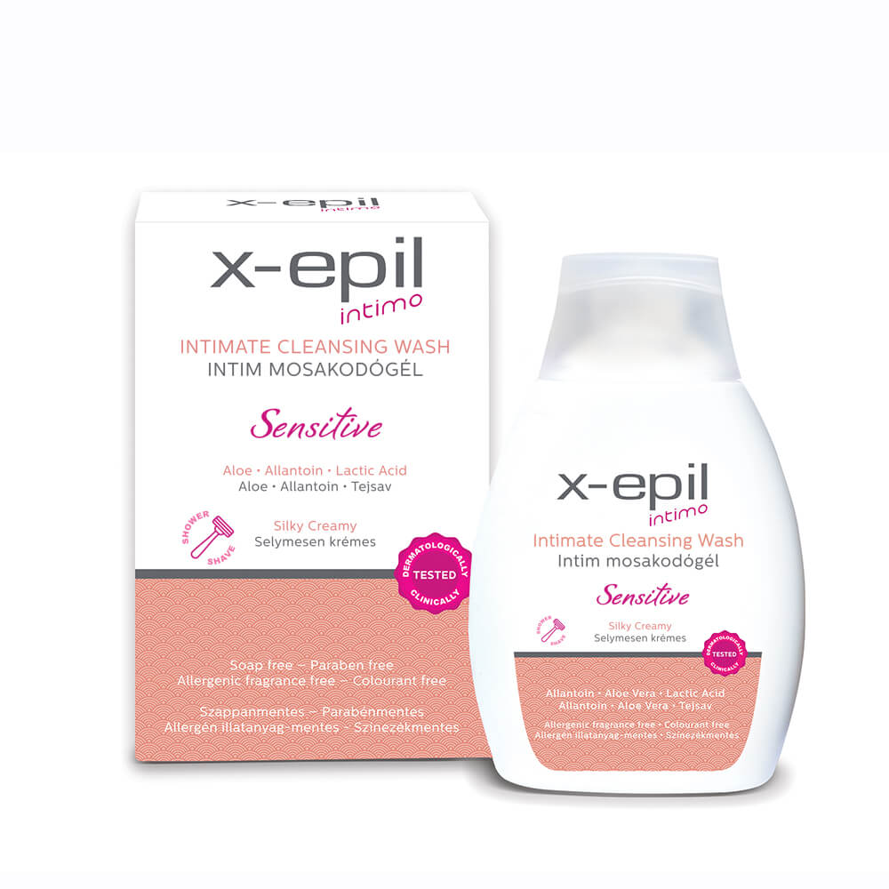 X-Epil Intimo Sensitive - intim mosakodógél (250 ml) Intim higiénia, intim ápolás kép